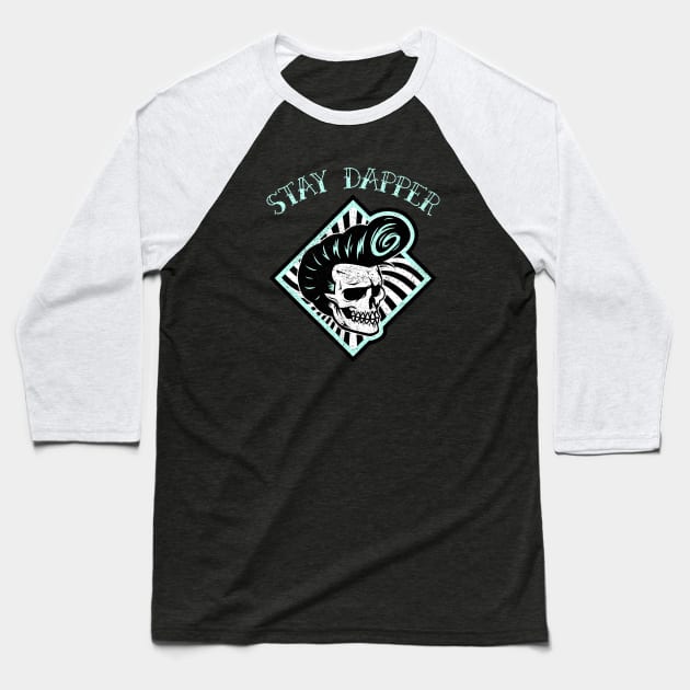 Stay Dapper Baseball T-Shirt by Vintage Oldschool Apparel 